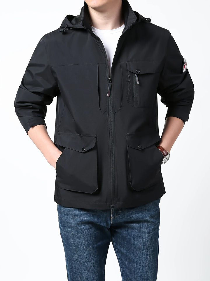 Henry - Comfortable Waterproof Jacket with Detachable Hood