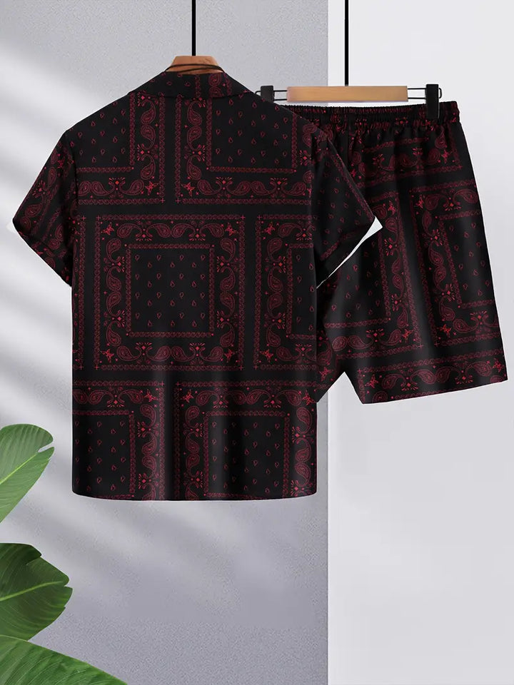 Lucas - Stylish Paisley Print Set
