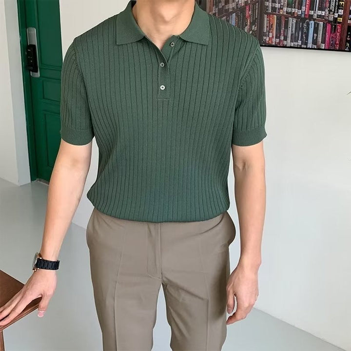 Grayson - Knitted Polo Shirt