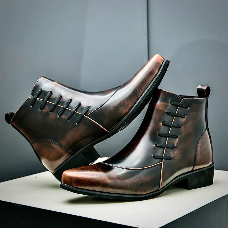 Samuel - Stylish Thatcher Leather Boots