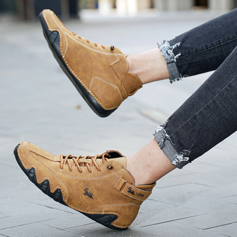 Ethan - Orthopedic Leather Shoes with Handmade Details