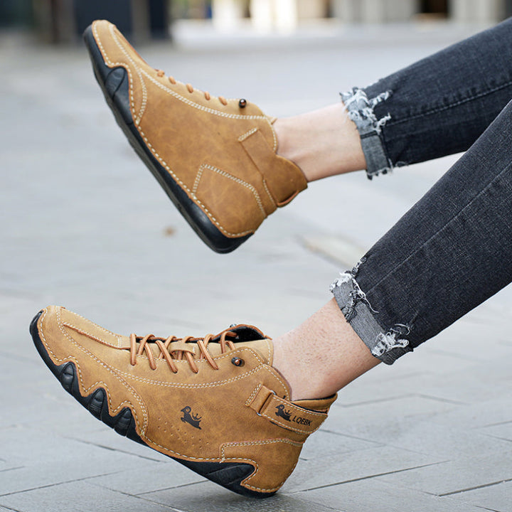 Ethan - Orthopedic Leather Shoes with Handmade Details