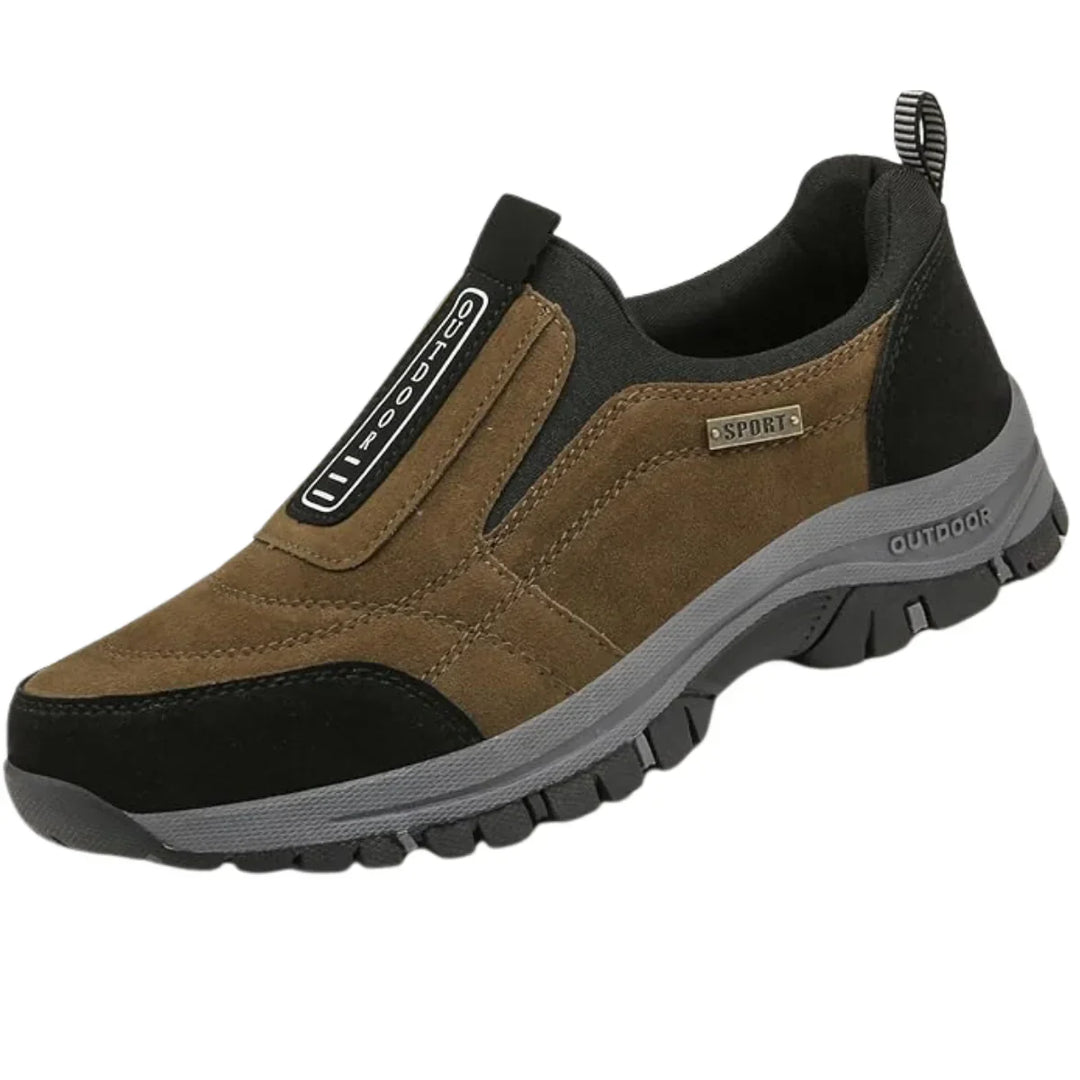 Logan - Orthopedic Hiking Suede Leather Boots with Insoles