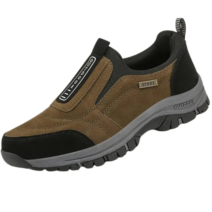 Logan - Orthopedic Hiking Suede Leather Boots with Insoles