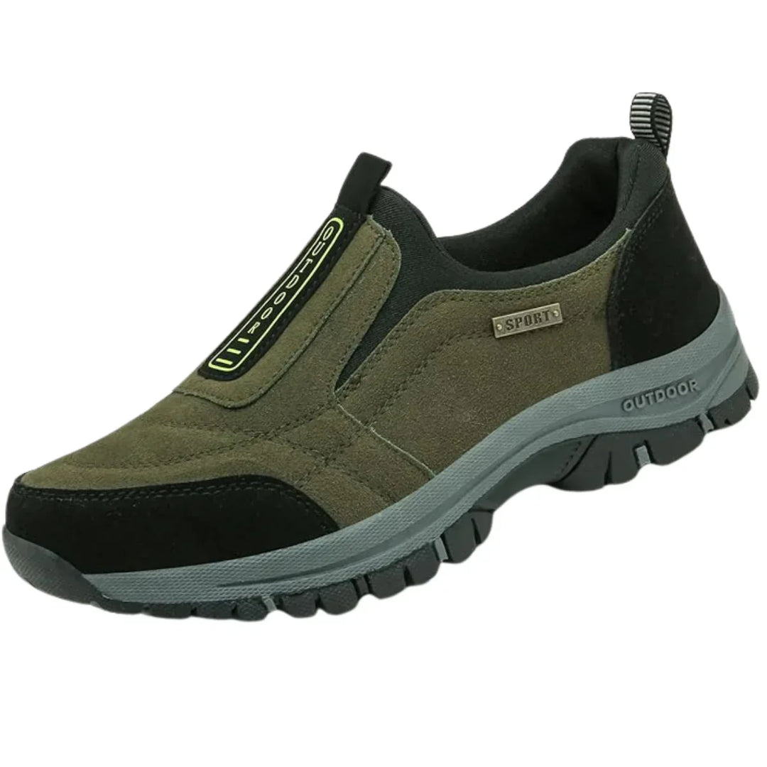 Logan - Orthopedic Hiking Suede Leather Boots with Insoles