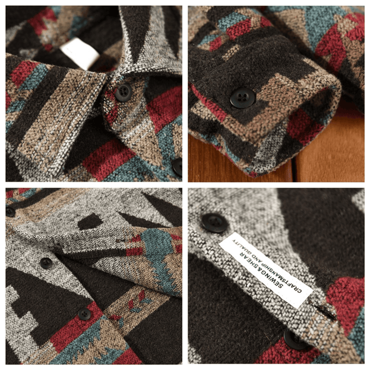 Henry - Vinage Style Western Winter Shirt