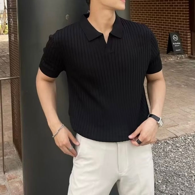 Logan - Comfortable Knitted Casual Polo