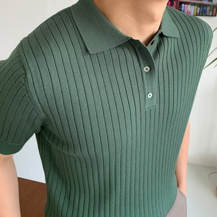 Grayson - Knitted Polo Shirt