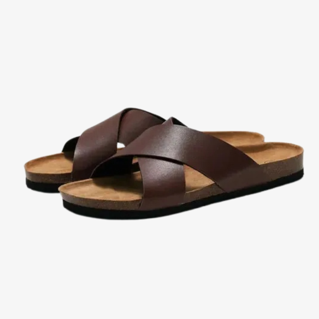 Ethan - Waterproof Lightweight Leather Slippers