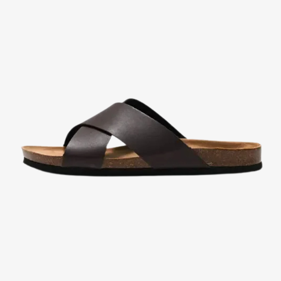 Ethan - Waterproof Lightweight Leather Slippers