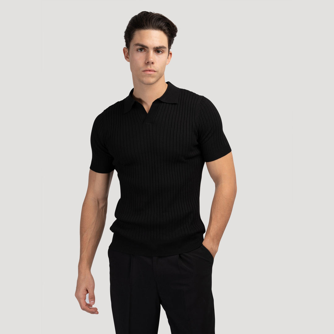 Logan - Comfortable Knitted Casual Polo
