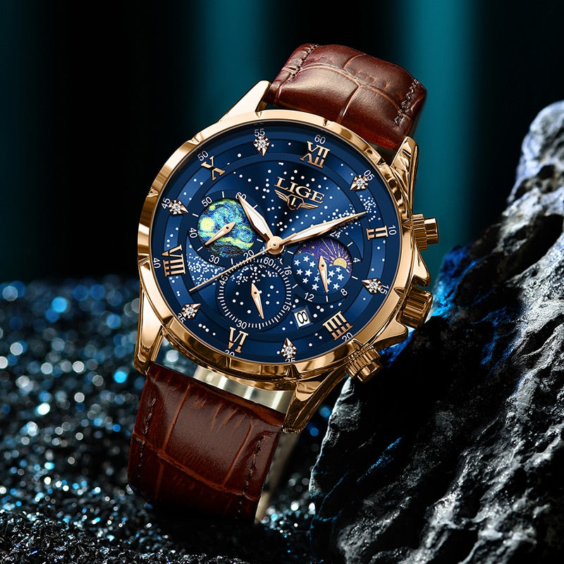 Caleb - Elegant Moonphase Watch
