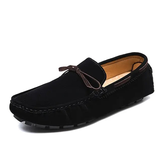 Ethan - Premium lace-up Suede Leather loafers