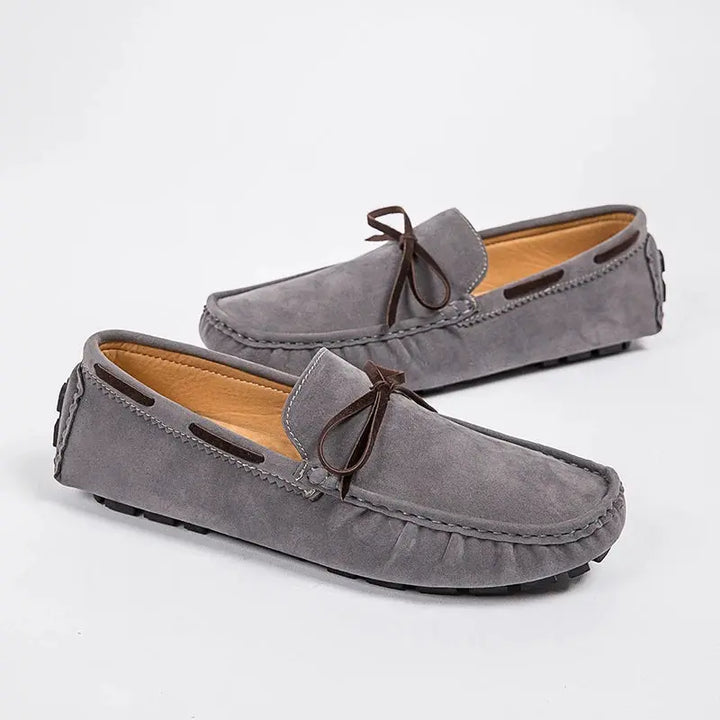 Ethan - Premium lace-up Suede Leather loafers