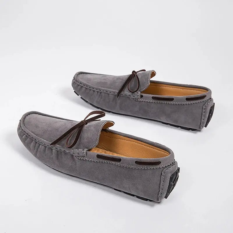 Ethan - Premium lace-up Suede Leather loafers