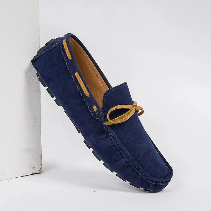 Ethan - Premium lace-up Suede Leather loafers