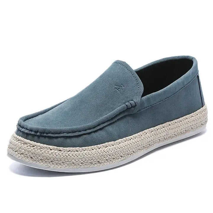 Liam - Beach Suede Leather Moccasins