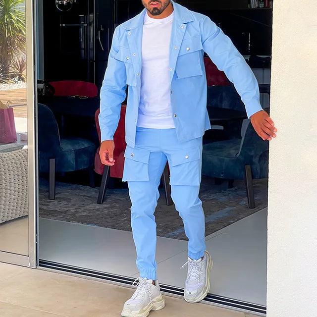 Sebastian - Casual Two-piece Tracksuit Set