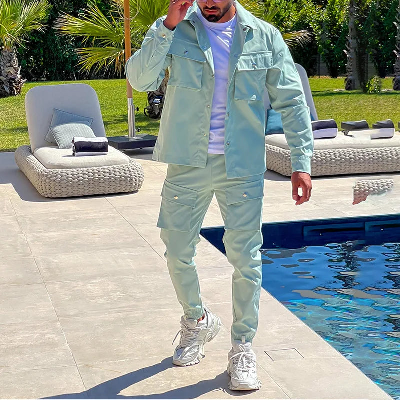 Sebastian - Casual Two-piece Tracksuit Set