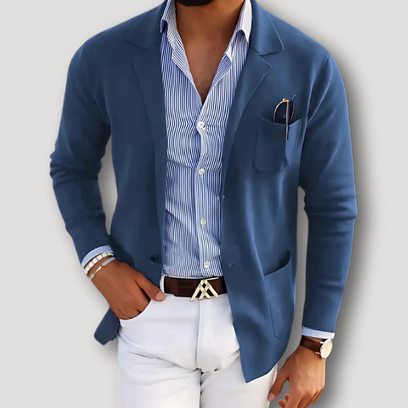 Liam - Sophisticated Wrap Cardigan