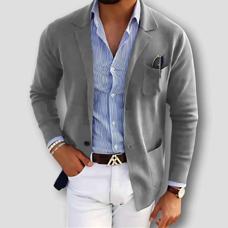 Liam - Sophisticated Wrap Cardigan