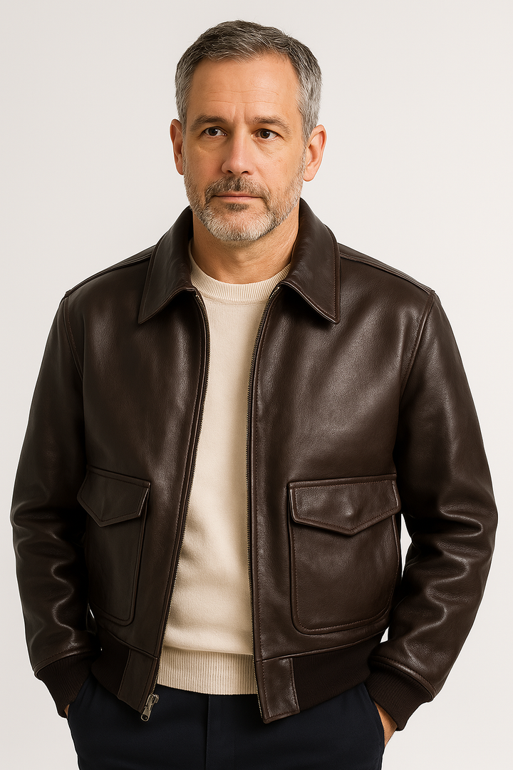Dylan - Comfortable Proud American Leather Jacket