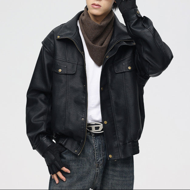 Julian - Comfortable Proud American Leather Jacket