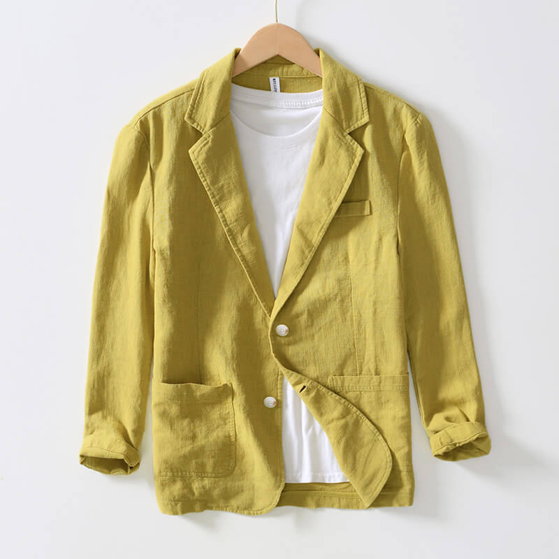 Isaac - Elegant Linen Blazer