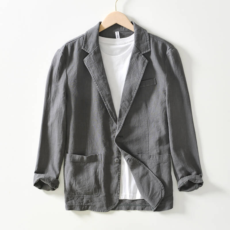 Isaac - Elegant Linen Blazer