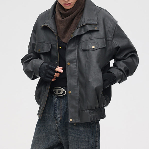 Julian - Comfortable Proud American Leather Jacket