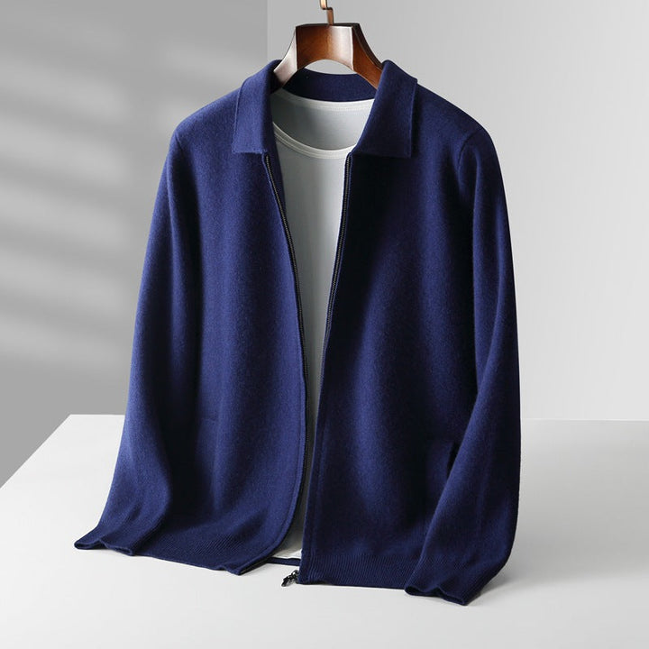 Jackson - Stylish Full Zip Cashmere Cardigan