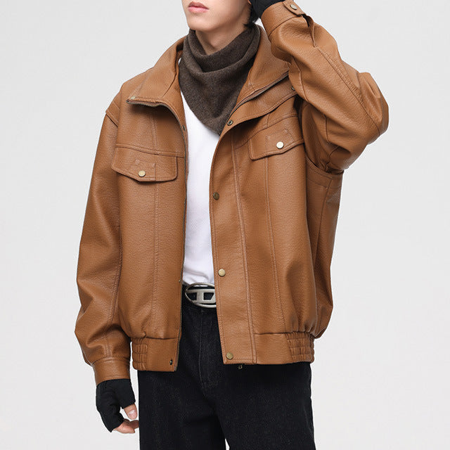 Julian - Comfortable Proud American Leather Jacket