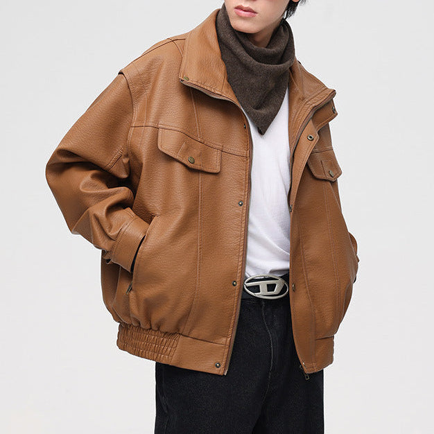 Julian - Comfortable Proud American Leather Jacket
