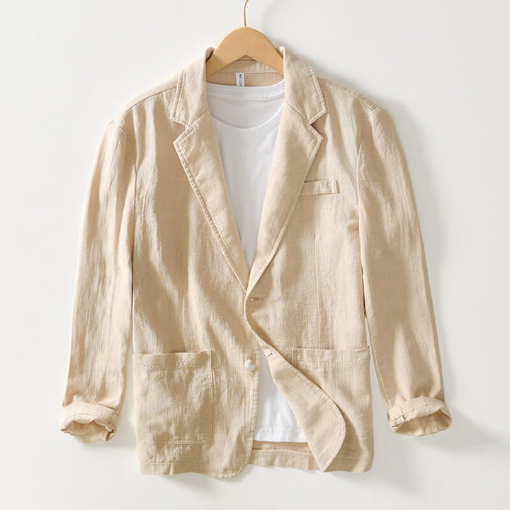 Isaac - Elegant Linen Blazer