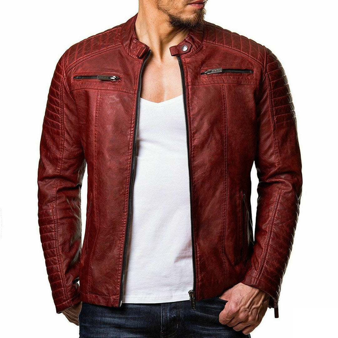 William - Comfortable Proud American Leather Jacket
