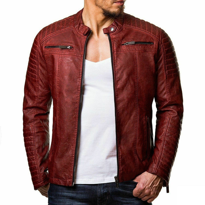 William - Comfortable Proud American Leather Jacket