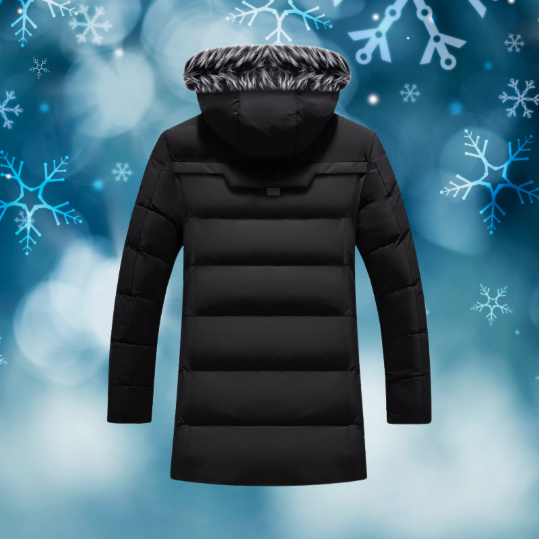 Ethan - Super Warm Stylish Winter Jacket With Fur Hood