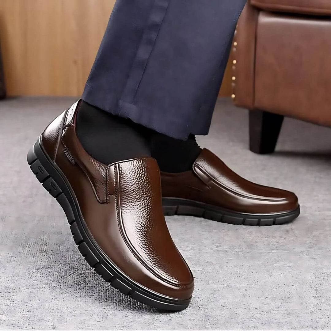 Julian - Comfortable Slip on Orthopedic Leather Shoes