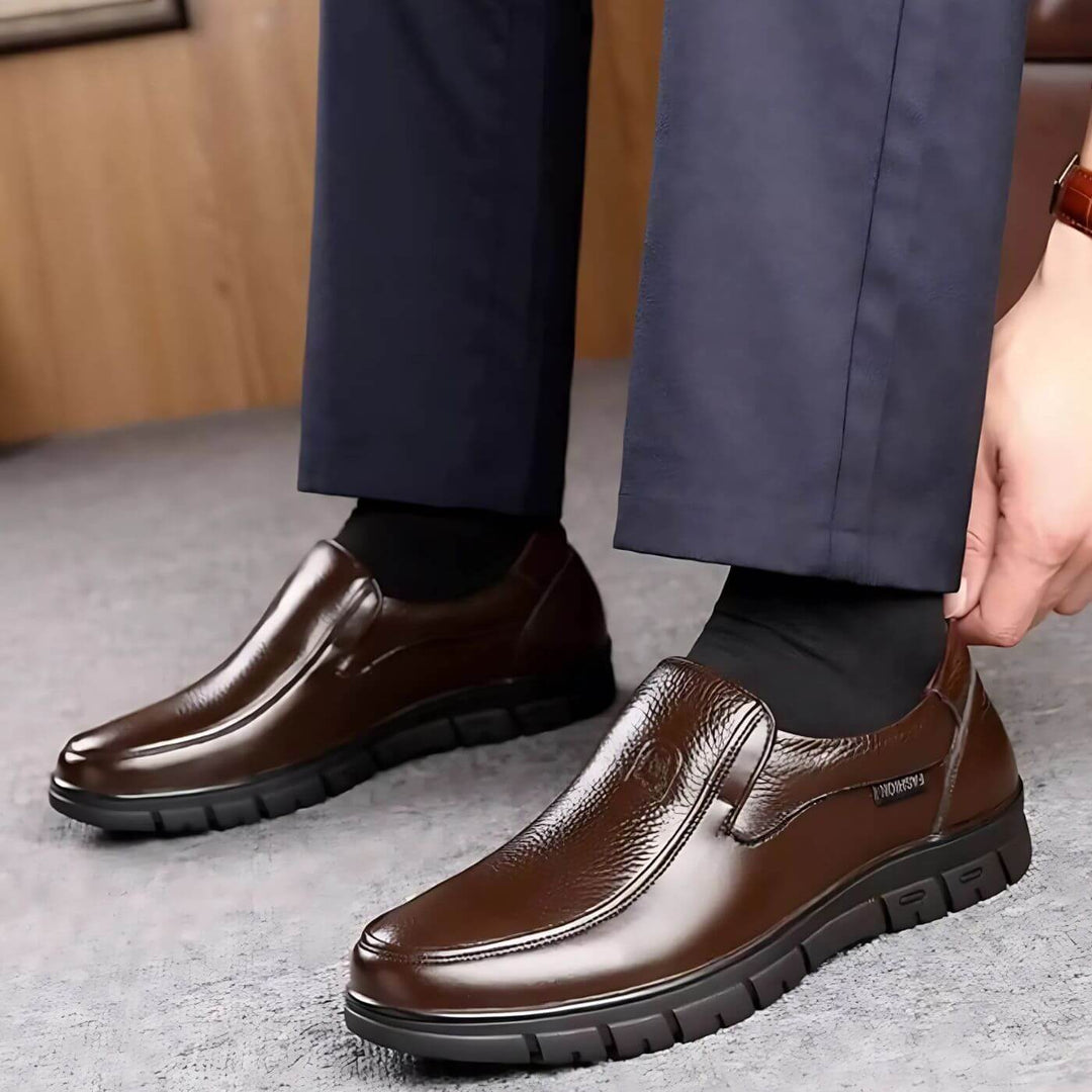 Julian - Comfortable Slip on Orthopedic Leather Shoes