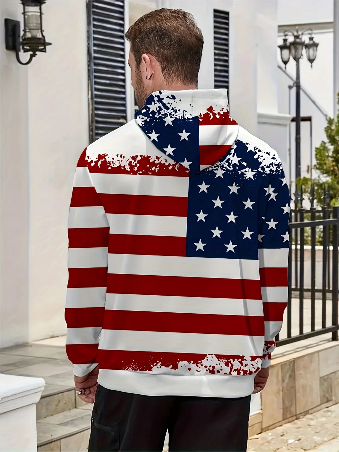 Hank - Comfortable Proud American Hoodie