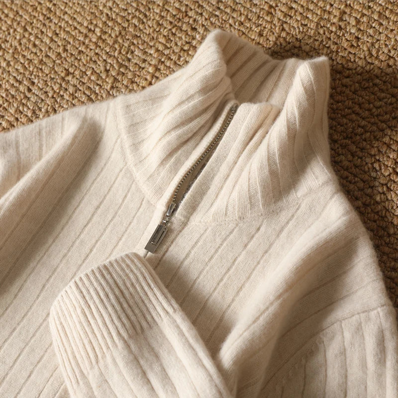 Owen - Comfortable Merino Wool Business Cardigan