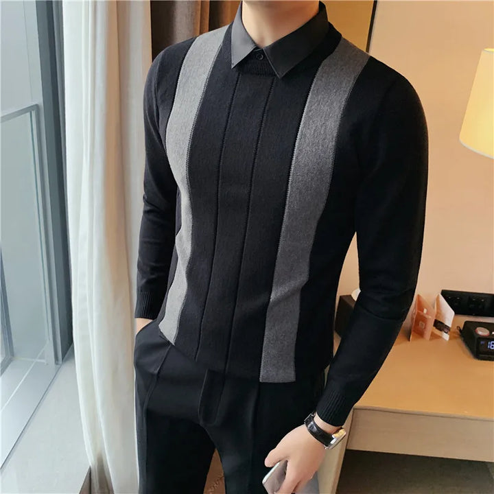 Elijah - Classic Striped Knitted Sweater
