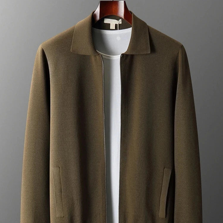 Jackson - Stylish Full Zip Cashmere Cardigan