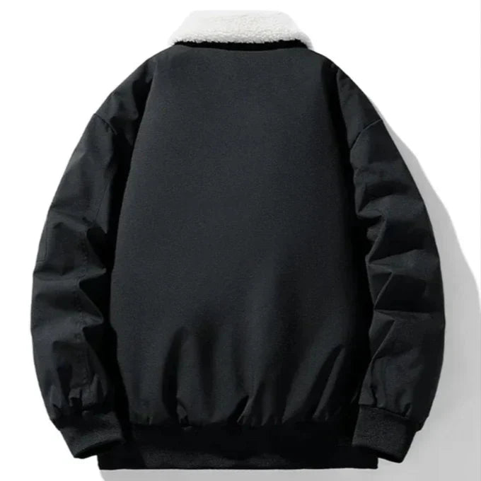 Liam - Stylish Bomber Jacket with Fleece Collar