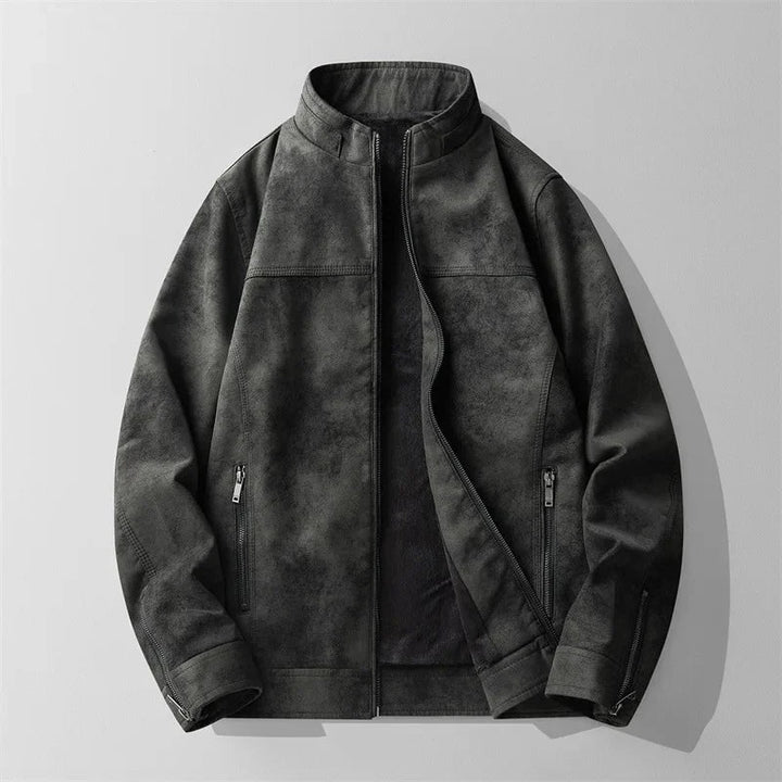Cole - Comfortable Proud American Suede Leather Jacket