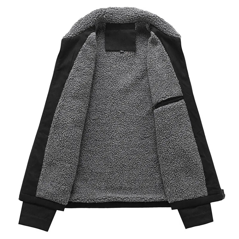 Jackson - Comfortable Fleece Suede Jacket