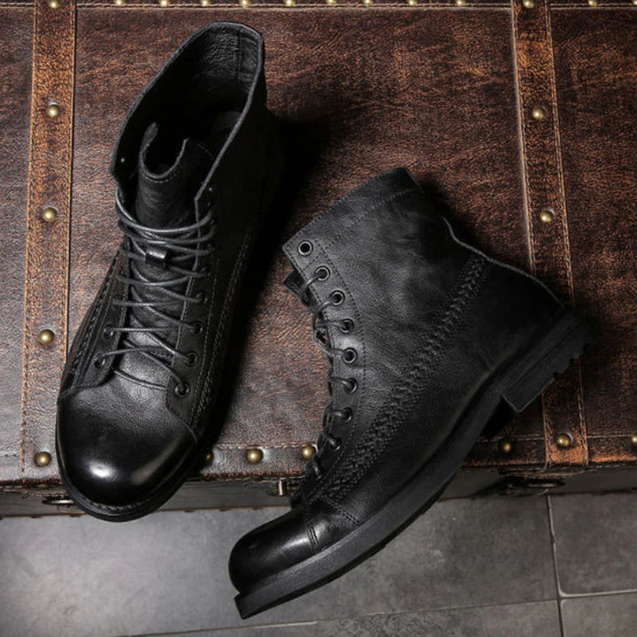 Grayson - Orthopedic Vegan Leather Winter Boots