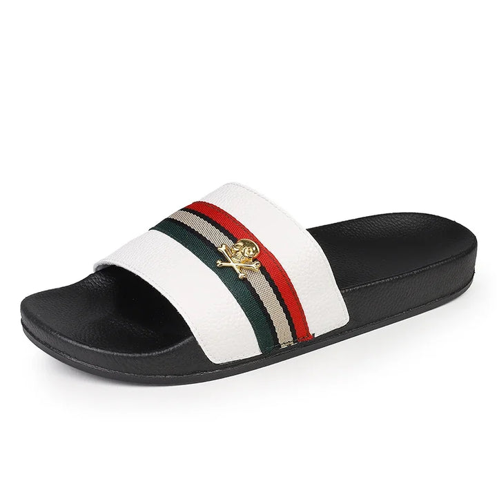 Logan - Stylish Casual Leather Slippers