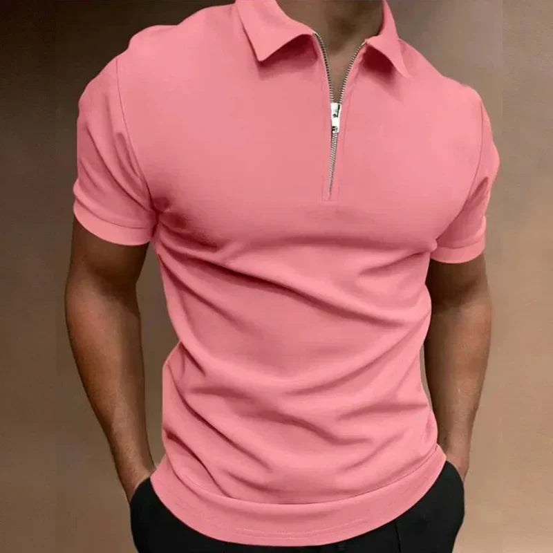 Liam - Classic Zip Polo Shirt