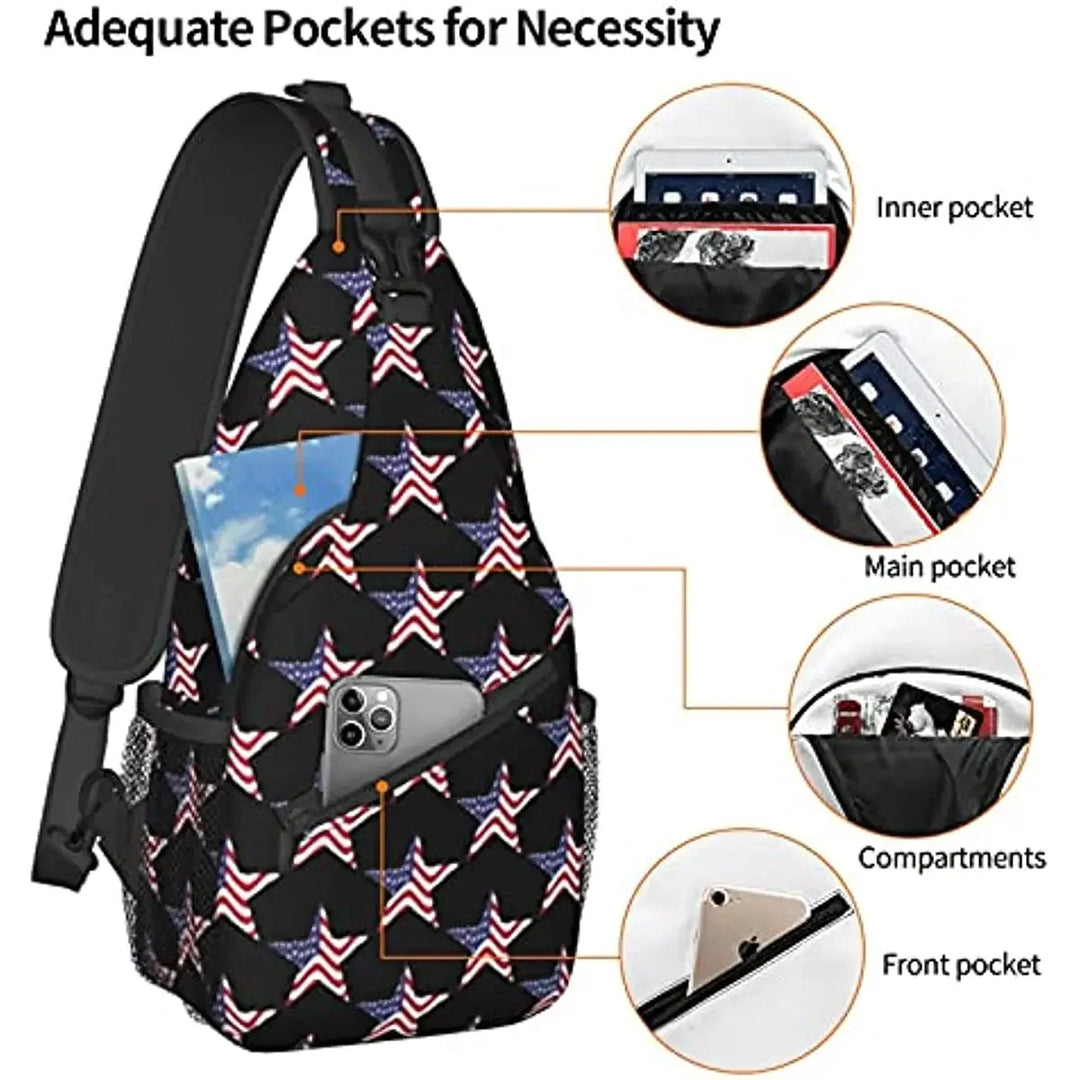 Zach - American Pride Crossbody Bag